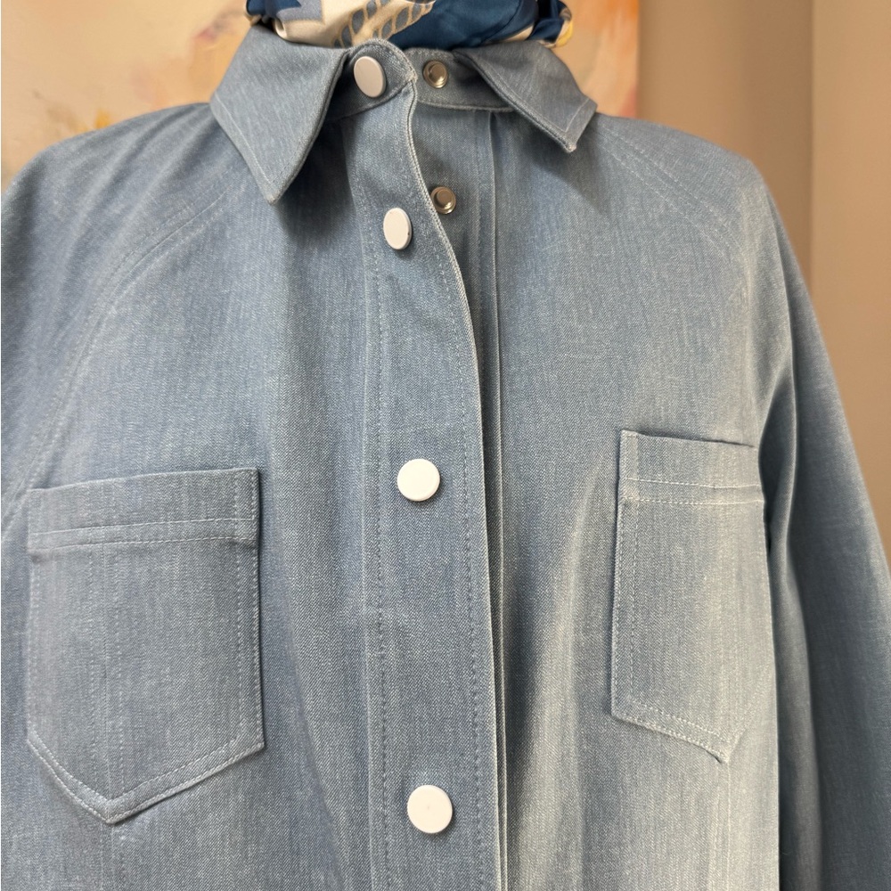 Pearl by Leila Rose Women's Blue Denim Jacket - Picture 2 of 14
